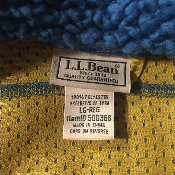 LL Bean fleece zip up - Picture 3 of 5